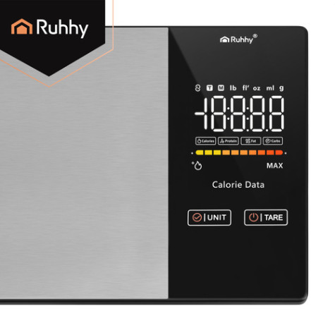 Kuchyňská váha s LED displejem a bluetooth Ruhhy 24632 ~ 3