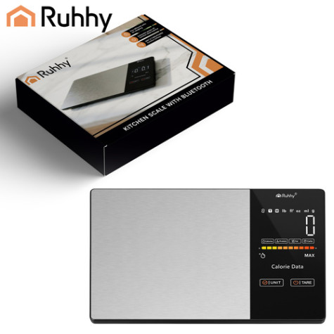 Kuchyňská váha s LED displejem a bluetooth Ruhhy 24632 ~ 5