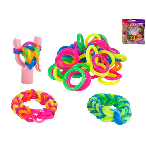 Sada pro pletení náramků z mega gumiček 72ks Toys&Trends ~ 1