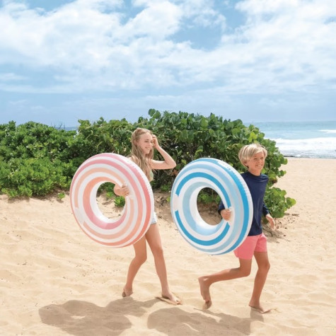 Intex 59256 Kruh nafukovací s úchyty 91 cm - růžový ~ 1