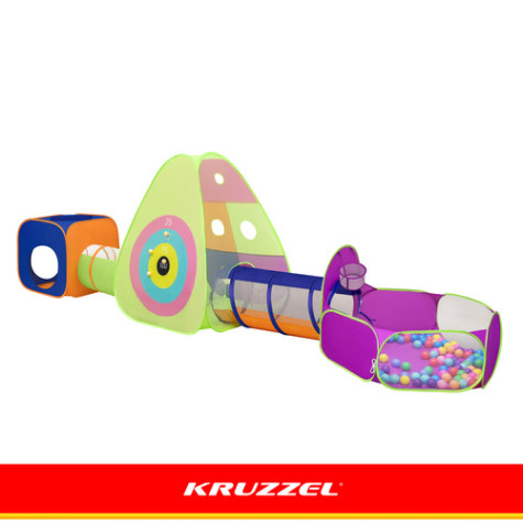 Dětský stan sada 5v1 s tunely Kruzzel 27684 ~ 4