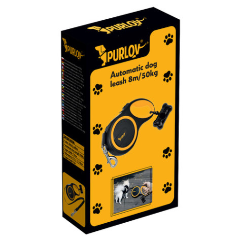 Samonavíjecí vodítko na psa 8m 50kg Purlov 19786 ~ 8