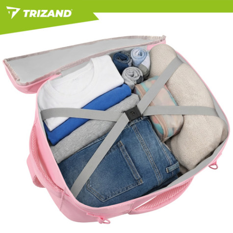 Turistický batoh 40x25x20cm růžový Trizand 27658 ~ 4