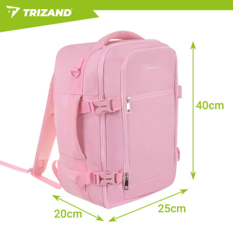 Turistický batoh 40x25x20cm růžový Trizand 27658 ~ 8