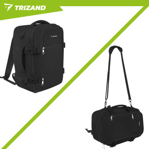 Turistický batoh 40x25x20cm černý Trizand ~ 5