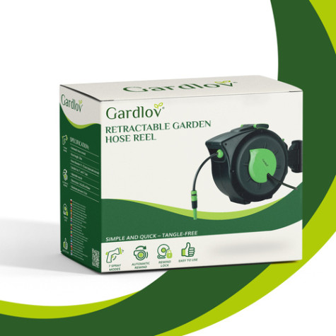 Zahradní hadice 30m s automatickým navijákem Gardlov 27506 ~ 11