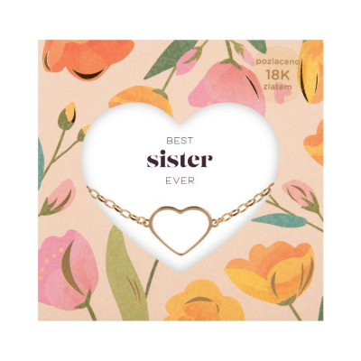Albi Náramek se vzkazem - Best sister ever