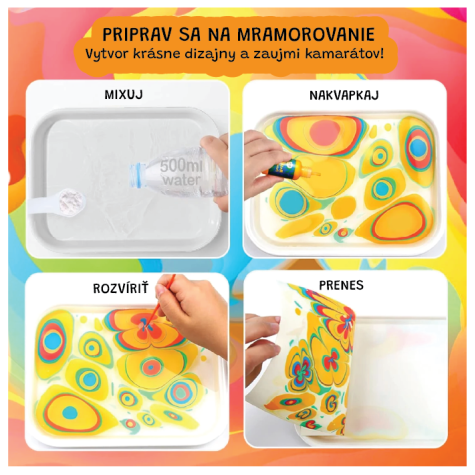 Jarmelo Sada na mramorování 6 barev ~ 4