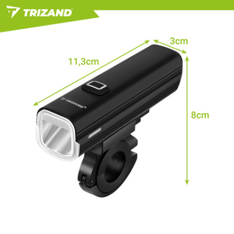 Sada LED osvětlení na kolo s powebankou Trizand 27801 ~ 8