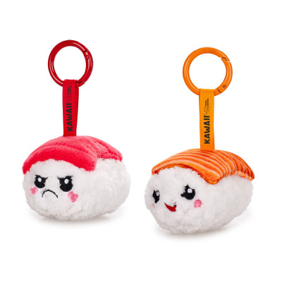Plush Friends Kawaii Sushi Nigiri přívěsek na klíče 8cm