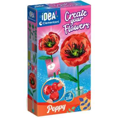 CLEMENTONI IDEA Květinová továrna: Vlčí mák
