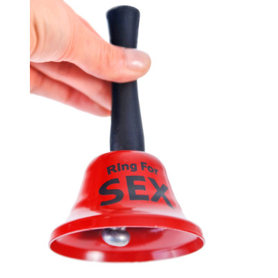 Zvoneček Ring for Sex - červený