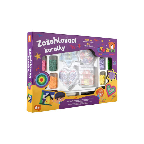 Teddies Created Zažehlovací korálky sada 3000ks v krabici ~ 10