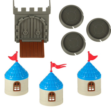 2.JAKOST Kreativní sada v boxu Kinetický písek 1100g Zámek ~ 9