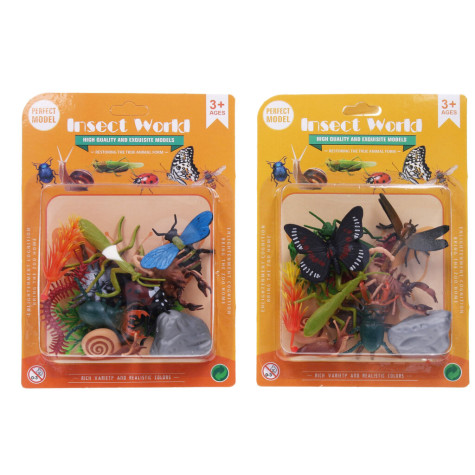 Zvířátka hmyz figurky set 12 ks 6,5 cm ~ 2