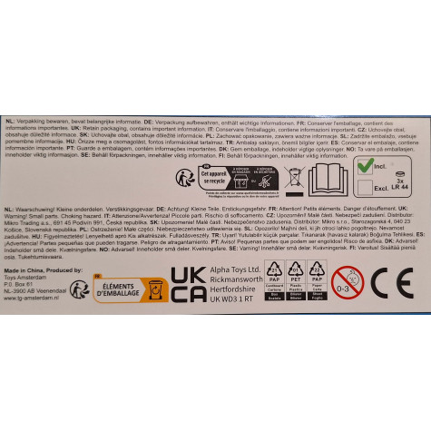 2-Play Traffic Vysokozdvižný vozík 14cm kov zpětný chod na baterie se světlem a zvukem ~ 5