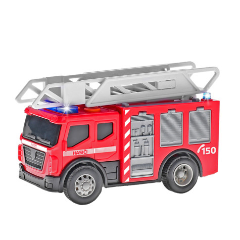 2-Play Traffic Auto Hasiči 14cm na baterie se světlem a zvukem ~ 3