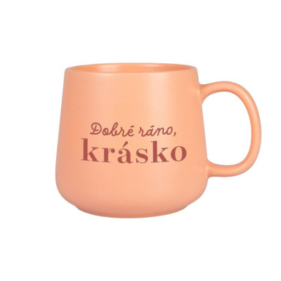 Albi Pastelový hrnek 400 ml - Dobré ráno, krásko