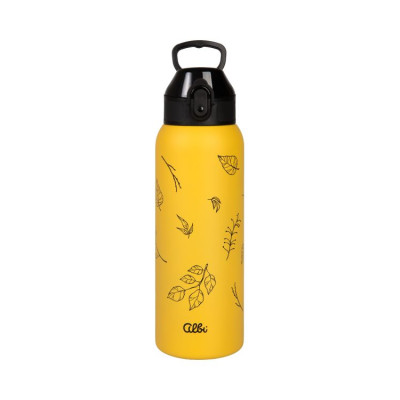 Albi Termoláhev 680 ml žlutá - Listy