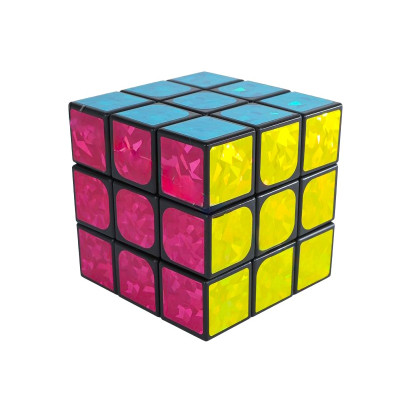 Brain Games Puzzle cube Hlavolam kostka 10cm hologram barevná