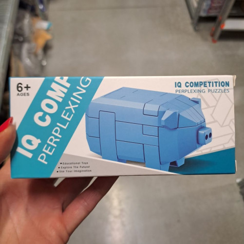 Hlavolam 3D puzzle zvířátka Prase ~ 2