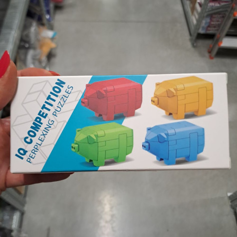 Hlavolam 3D puzzle zvířátka Prase ~ 3