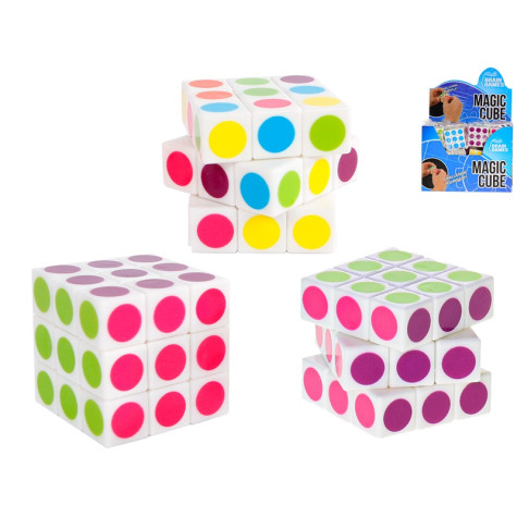 Brain Games Magic cube Hlavolam kostka 3,5cm s puntíky ~ 1