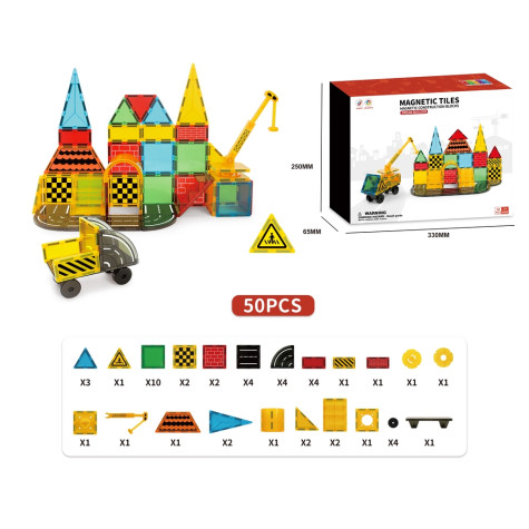 Magnetická stavebnice Dream builder 50 ks ~ 10