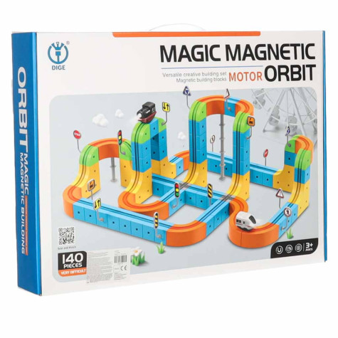 Dige Magnetická stavebnice Dráha orbit 140 ks ~ 12