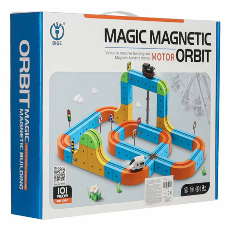 Dige Magnetická stavebnice Dráha orbit 101 ks ~ 12