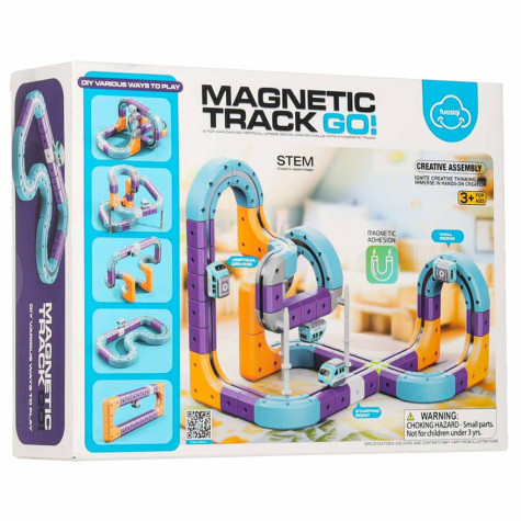 Magnetická stavebnice Dráha track go 87 ks ~ 14
