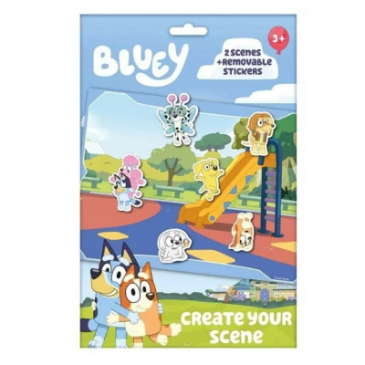 Bluey Sada na vytvoření vlastní scény s nálepkami