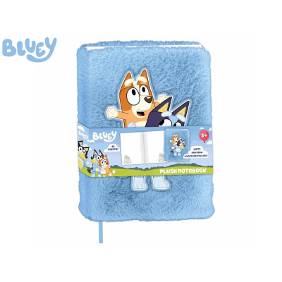Bluey Zápisník plyšový 22x16x2,5cm 80 stran