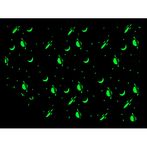 Deka svítící ve tmě 100x150cm Vesmír Space Xplorers ~ 3