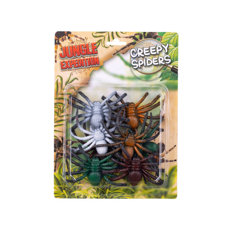 Jungle Expedition Pavouk 6cm 8ks na kartě ~ 4
