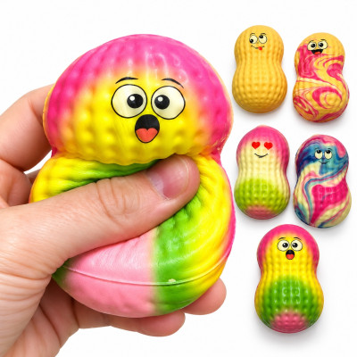 Peanut Squeeze anistresový mačkací arašíd 10 cm