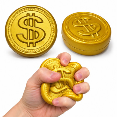 Squishy Dollar Coin mačkací mince Dolaru 8 cm
