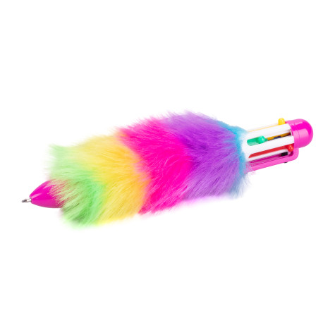Propiska vícebarevná 14cm chlupatá Glamour ~ 1