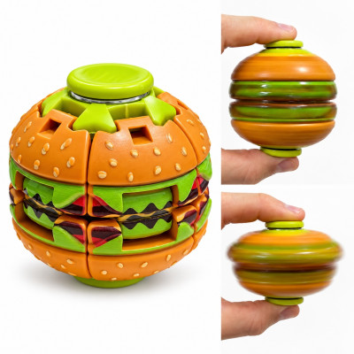 Fidget spinner hamburger