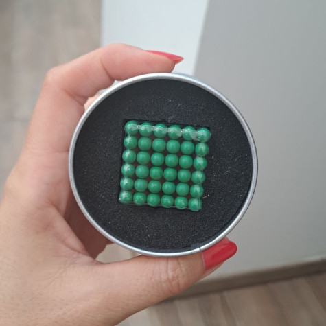 NeoCube 5mm tyrkysové - 216 kuliček ~ 3