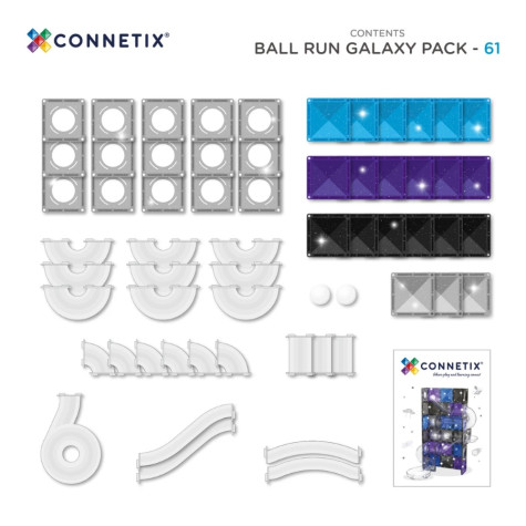 CONNETIX Ball Run Galaxy Pack 61 dílů ~ 5