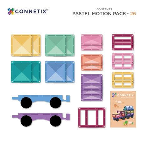 CONNETIX Pastel Motion Pack 26 dílů ~ 6