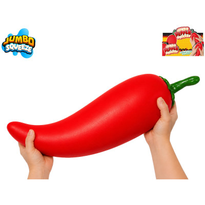 Mega squeeze Chilli paprička strečová jumbo 24x6x9,5cm