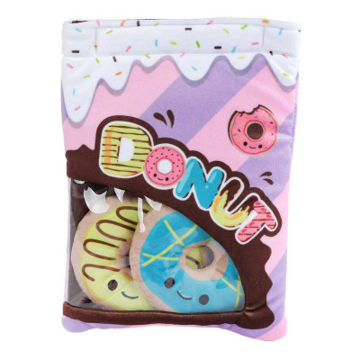 Fluffy Menu Sáček se svačinou plyšový 21cm Donuty