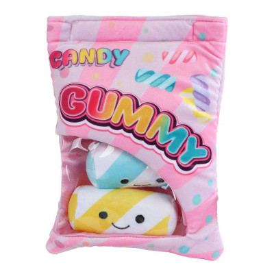 Fluffy Menu Sáček se svačinou plyšový 21cm Bonbóny