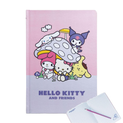 Blok A5 Hello Kitty a přátelé 14,5x21cm