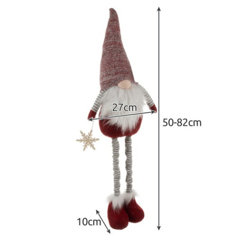 Vánoční Skřítek dekorace 82cm Ruhhy 22315 ~ 7