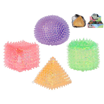 Toys&Trends Míček strečový 1ks sugar geometrický tvar 6cm
