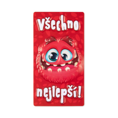 Albi 3D mléčná čokoláda - Všechno nejlepší