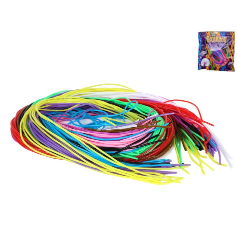 Scoubidou zaplétací bužírky 80cm 100ks v sáčku Toys&Trends ~ 1
